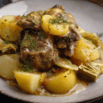 Goat Stew with Potatoes and Artichokes