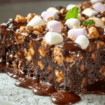 Chocolate Peanut Butter Marshmallow Squares