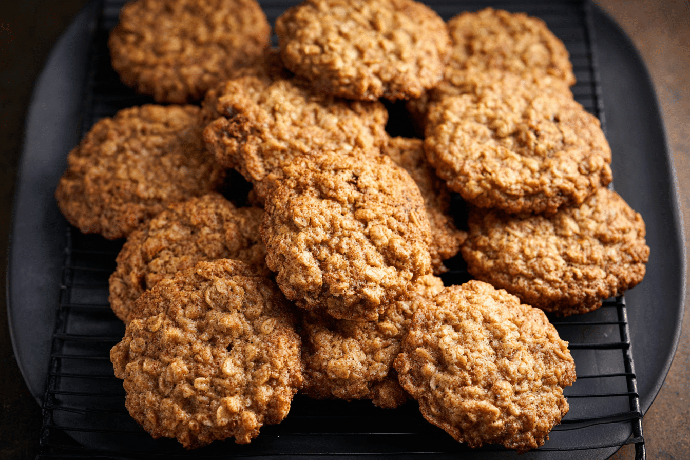 Chewy Rice Krispie Oatmeal Cookies