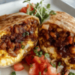 Chorizo Breakfast Burritos