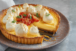 Creamy Sicilian Ricotta Pie with Whipped Mascarpone
