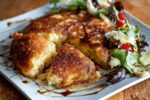 Traditional Italian Frico in skillet