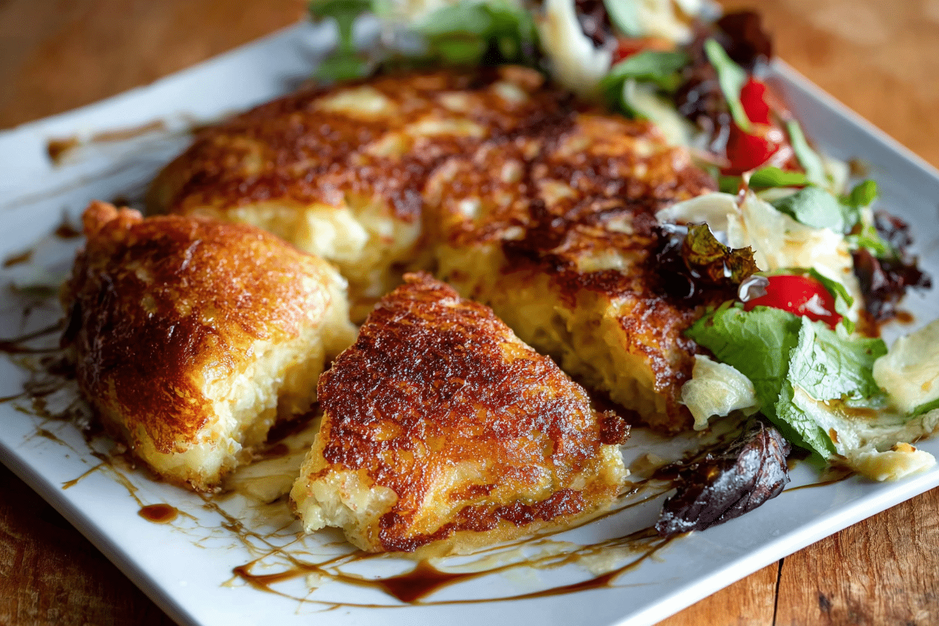 Traditional Italian Frico in skillet
