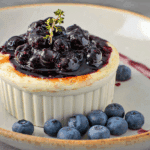 Low-Carb Blueberry Yogurt Cheesecake