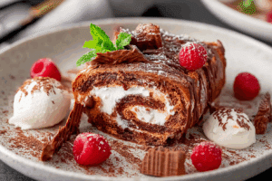 Swiss Roll Lush Cake