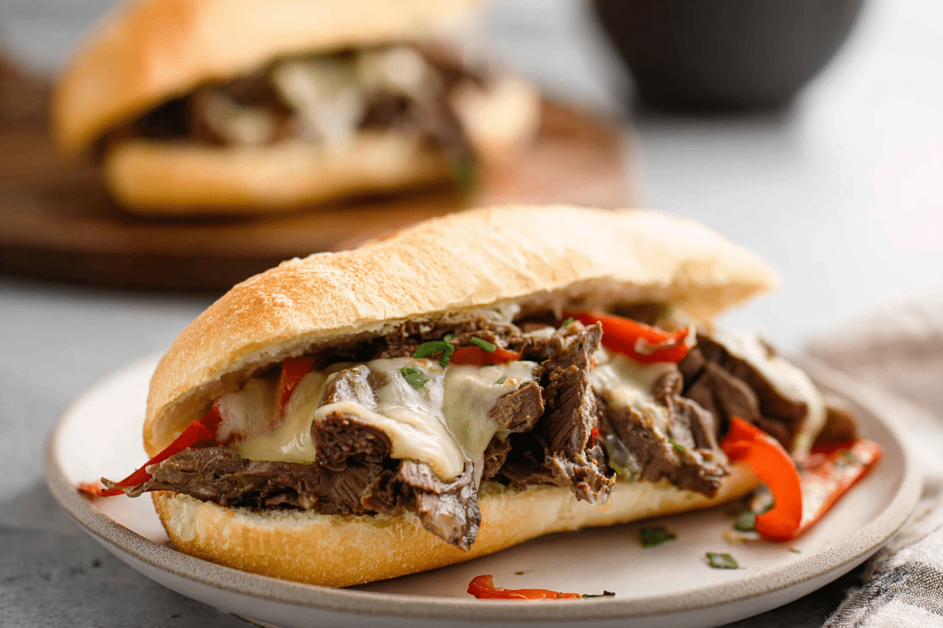 Crockpot Philly Cheesesteak