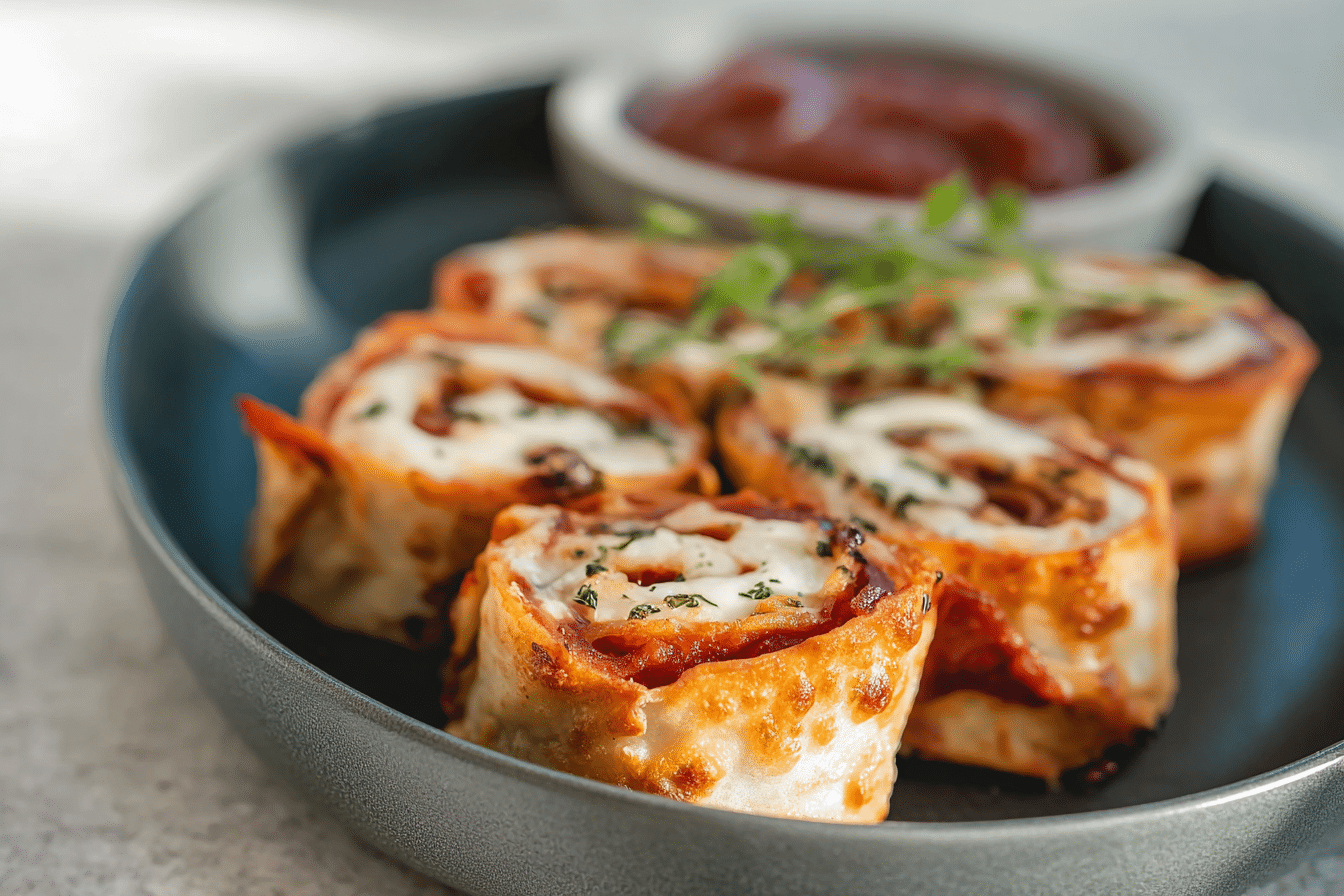 Keto Pizza Roll-Ups