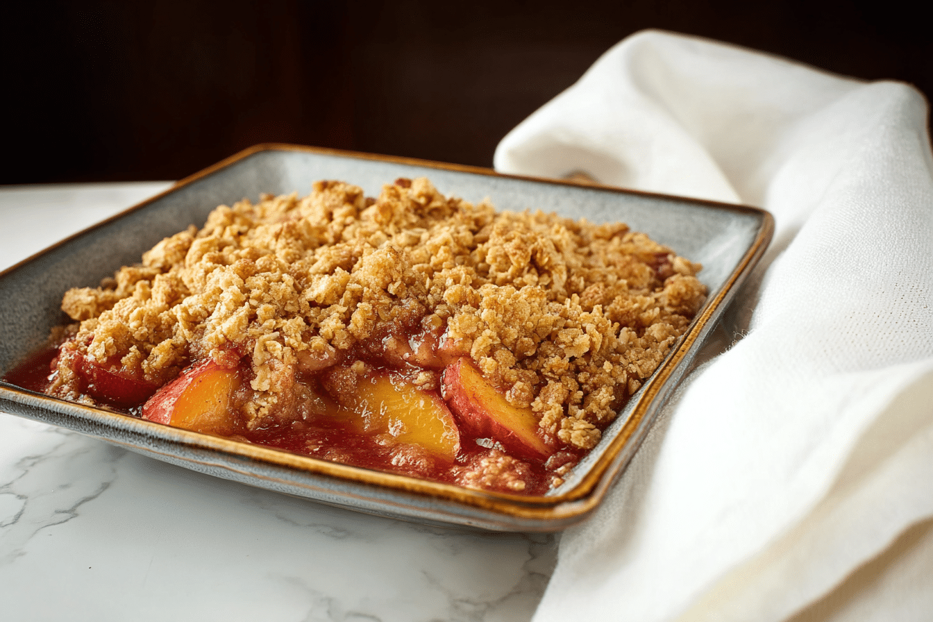 Gluten-Free Peach Crisp