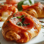 Mozzarella Pepperoni Croissant Rolls
