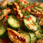 Thai Cucumber Salad with Chicken