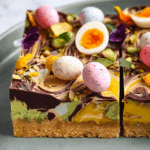 Pistachio Mini Egg Millionaire Shortbread