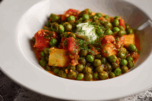Greek Green Peas Stew