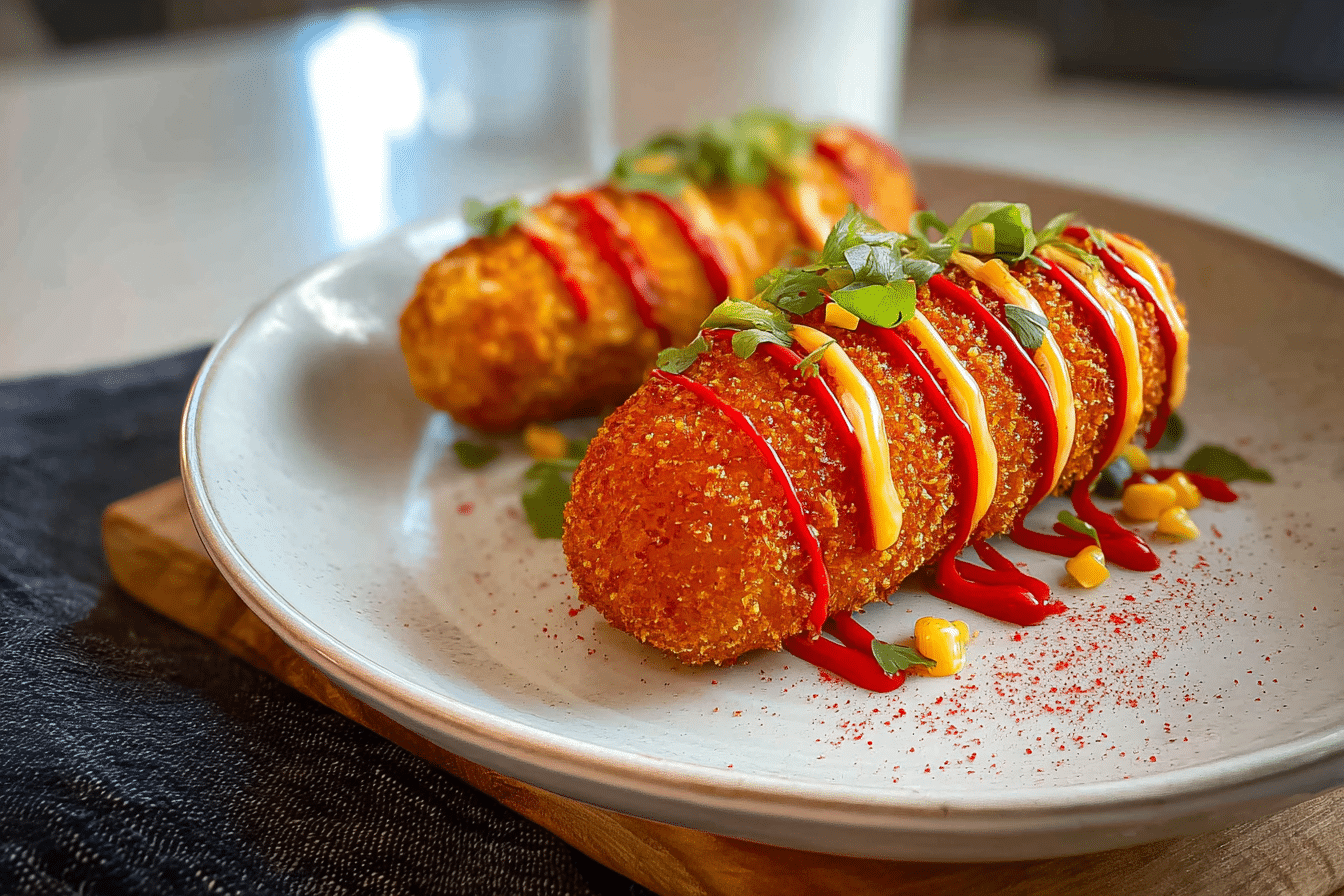 Cheese Korean Corn Dogs