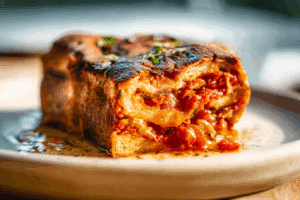 Scaccia Ragusana: Sicilian Stuffed Bread