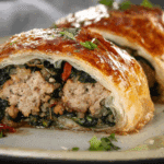 Italian Sausage and Spinach Strudel