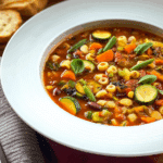 Loaded Vegetable Minestrone Soup
