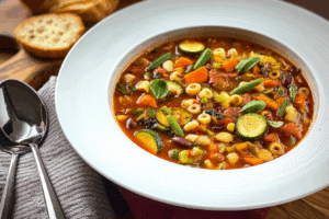 Loaded Vegetable Minestrone Soup