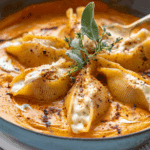 Stuffed Shells with Pumpkin Cream Sauce