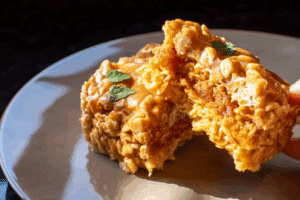 Pumpkin Caramel Rice Krispies Treats