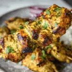 Cilantro Lime Air Fryer Chicken Skewers