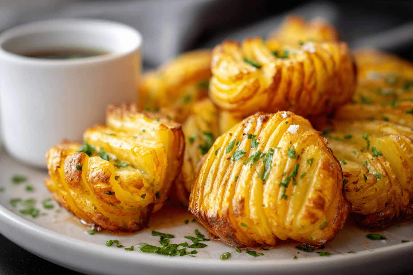 Air Fryer Accordion Potatoes