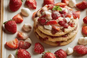 Strawberries and Cream Cookies