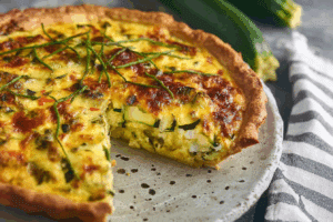 Cheesy Zucchini Quiche