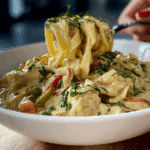 Creamy Crockpot Chicken and Noodles