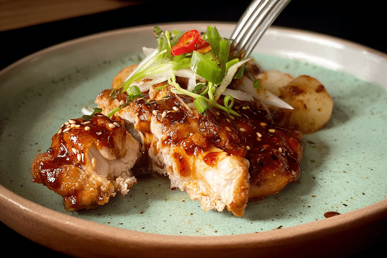 Sticky Sweet Garlic Chicken