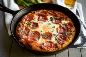 Cast Iron Skillet Pizza