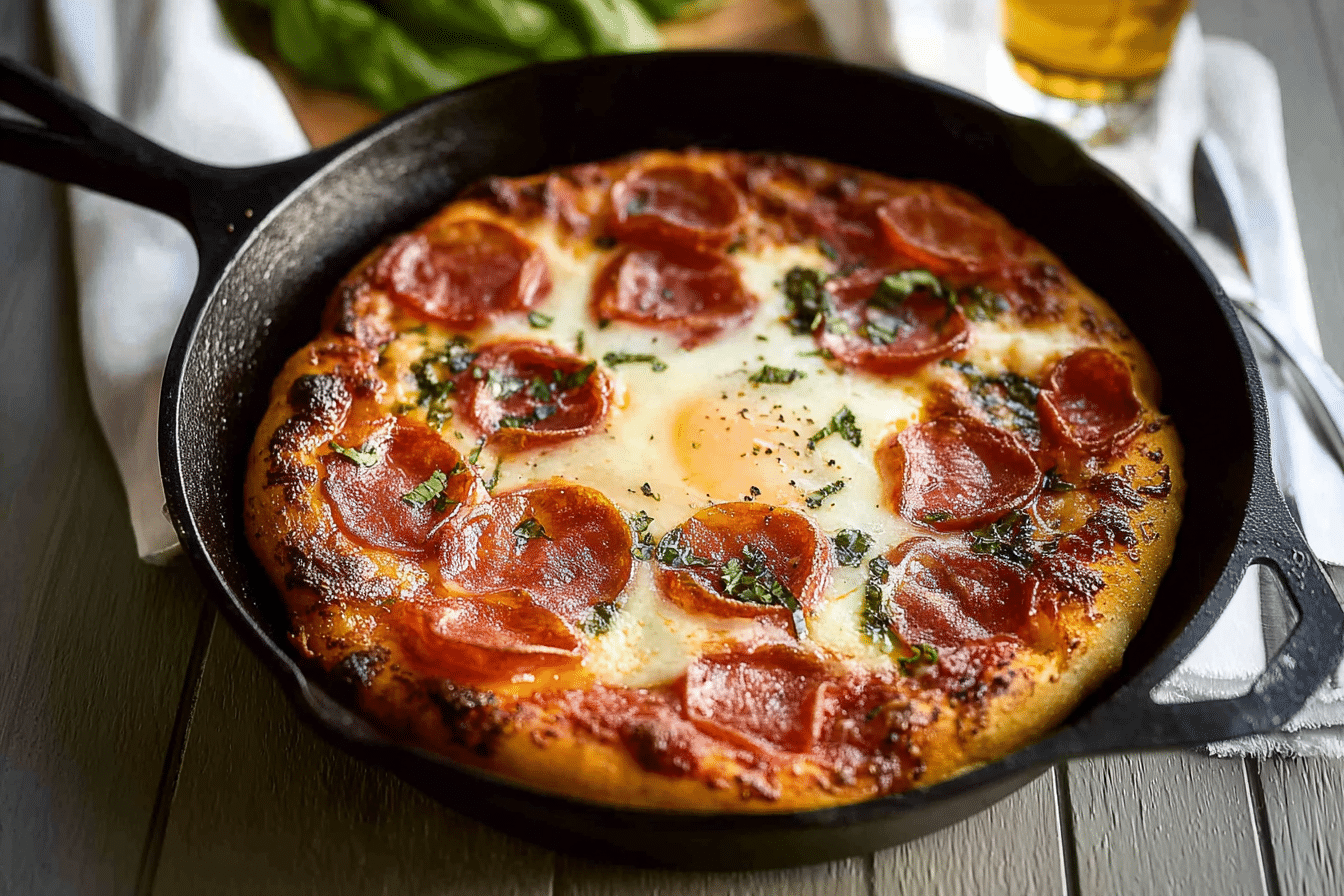 Cast Iron Skillet Pizza