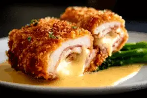 Crispy, Creamy Chicken Cordon Bleu