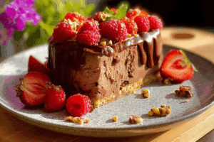 No-Bake Ferrero Rocher Cheesecake