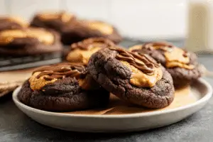 Buckeye Brownie Cookies