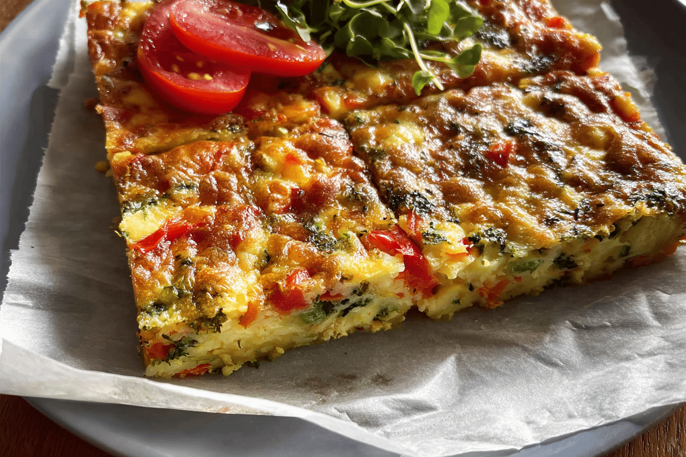 Veggie Breakfast Bars (Low Carb)