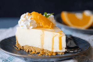 No-Bake Orange Creamsicle Cheesecake