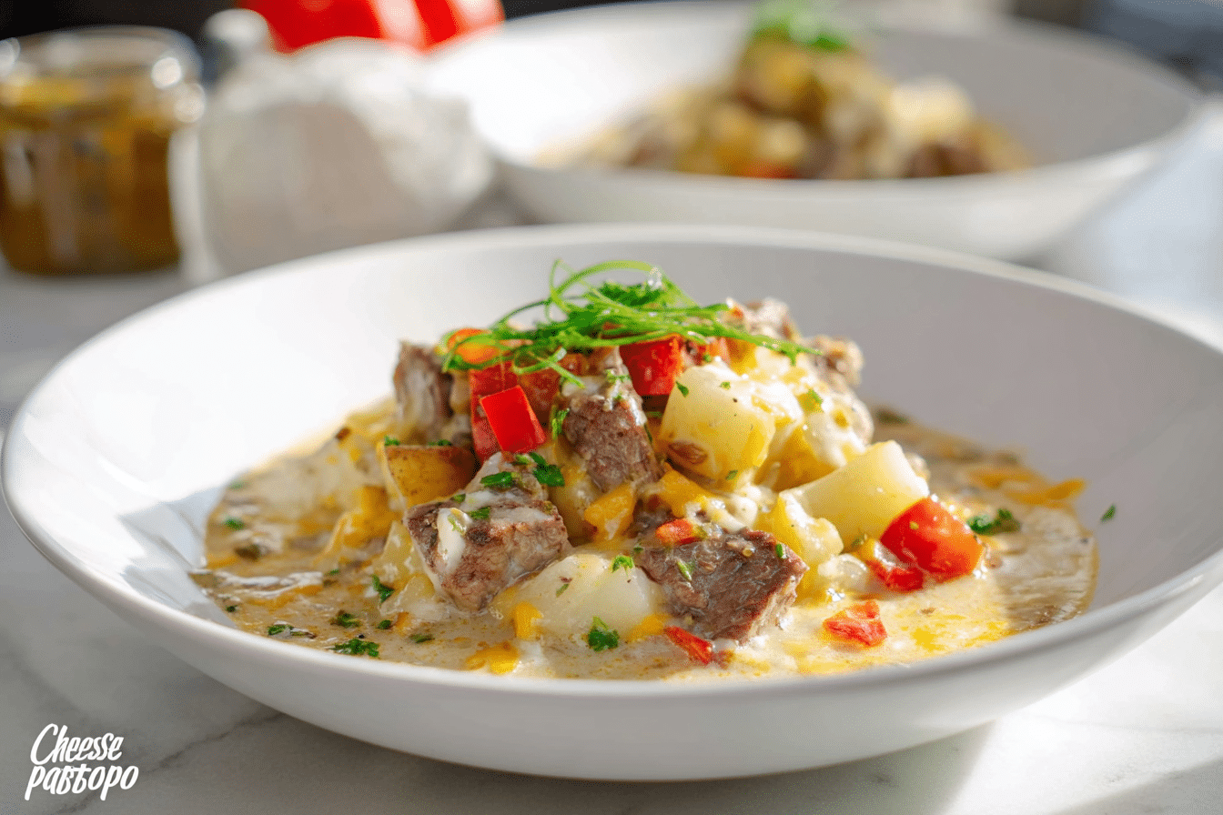 Cheesesteak Potato Soup