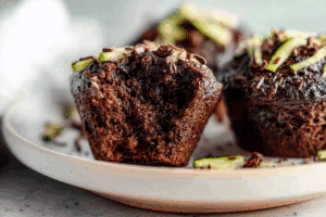 Chocolate Zucchini Muffins