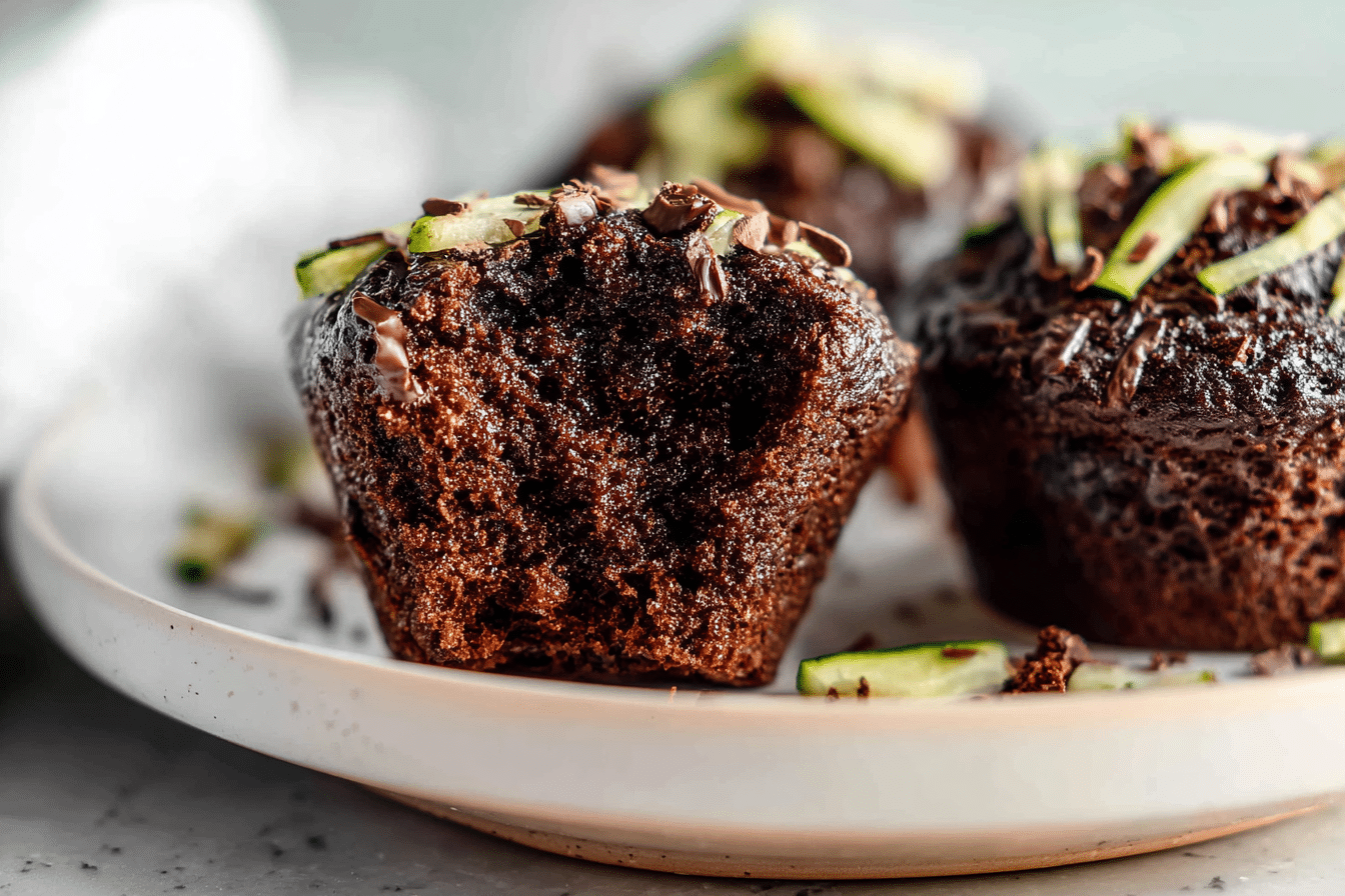 Chocolate Zucchini Muffins