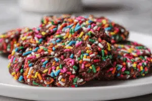 Chocolate Sprinkles Cookies (Gluten-Free, Dairy-Free)