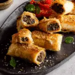 Phyllo Rolls with Ground Beef
