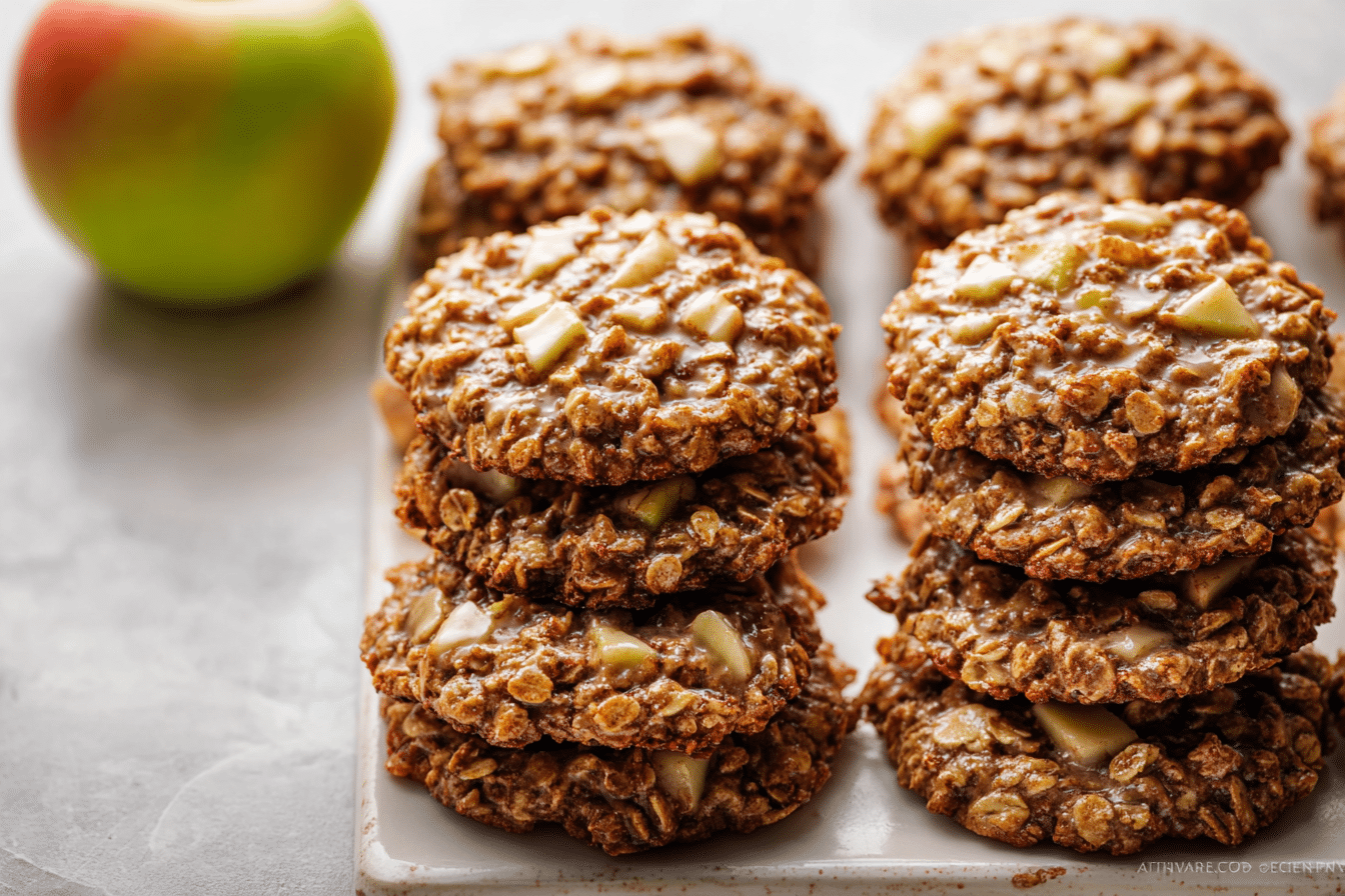 Apple Cinnamon Oatmeal Cookies