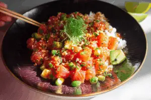 Spicy Tuna Poke Bowls