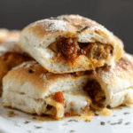 Stuffed Ciabatta Rolls with Italian Sausage and Cheese