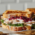 Leftover Turkey Cranberry Panini