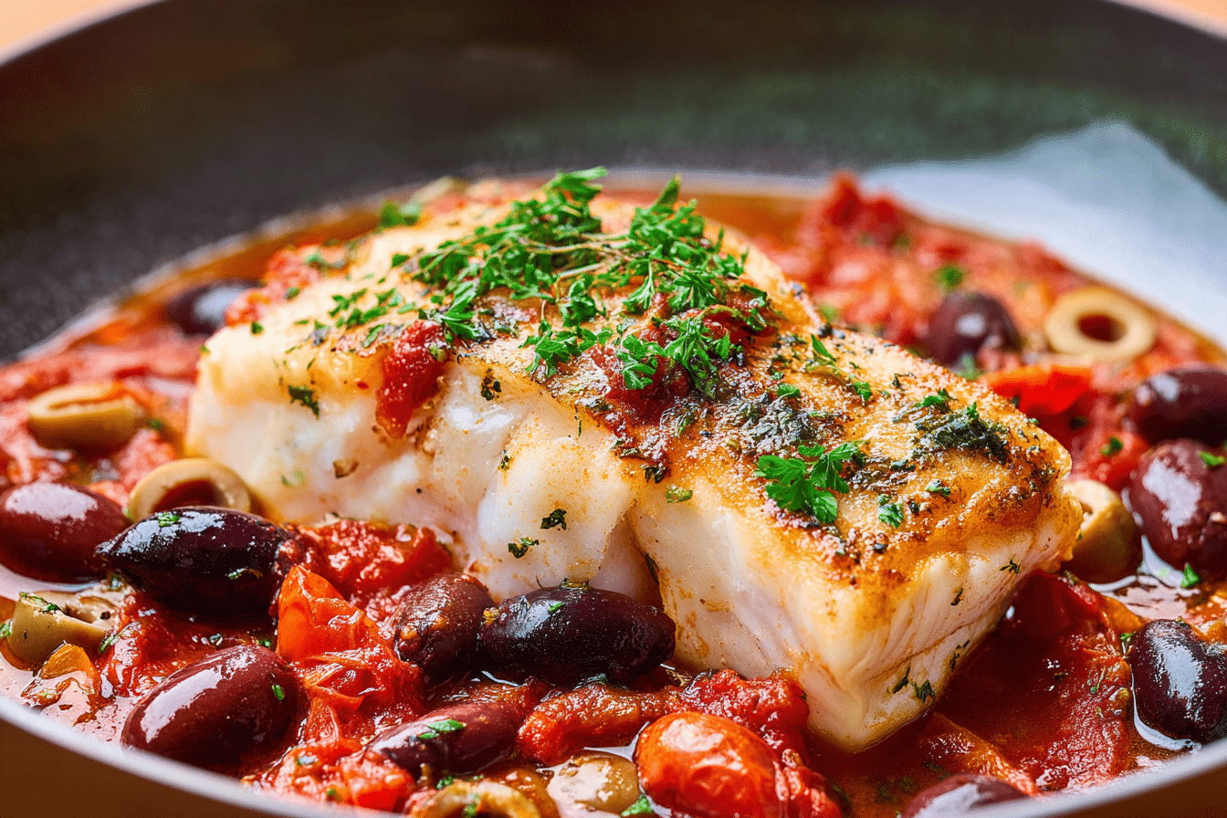 One-Skillet Fish Provençal