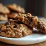 Toffee & Milk Chocolate Peanut Butter Cookies (Gluten-Free)