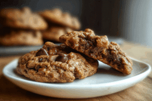 Toffee & Milk Chocolate Peanut Butter Cookies (Gluten-Free)