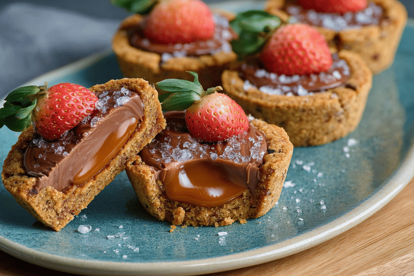 Sea Salted Millionaire’s Cookie Cups