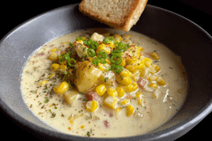Creamy Crockpot Corn Chowder